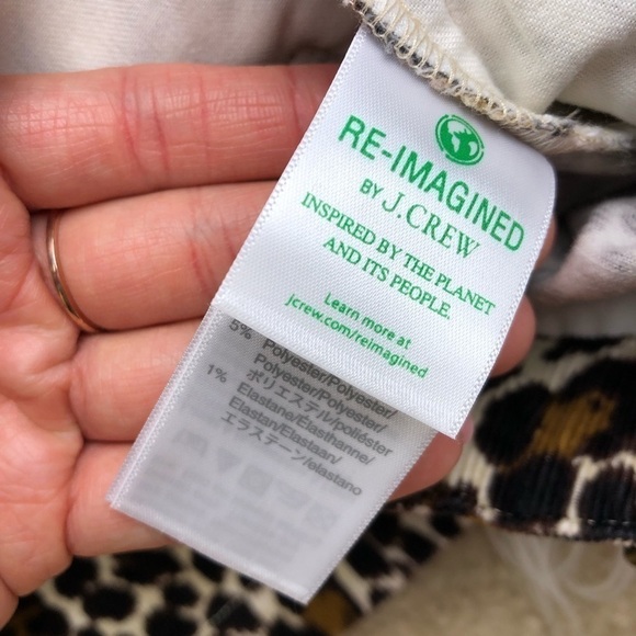 New J. Crew Buckle Mini Skirt in Leopard Corduroy - Picture 8 of 12